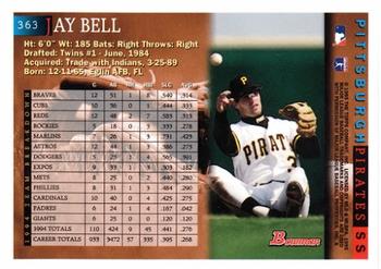 1995 Bowman #363 Jay Bell Back