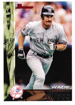 1995 Bowman #408 Wade Boggs Front