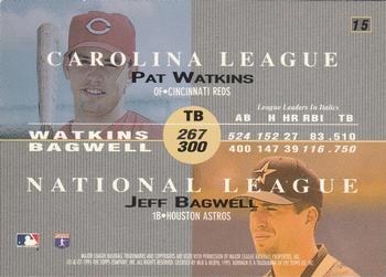 1995 Bowman's Best #15 Pat Watkins / Jeff Bagwell Back