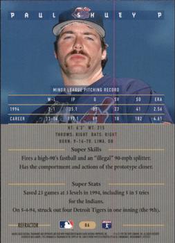 1995 Bowman's Best - Refractors #86 Paul Shuey Back