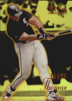 1995 Select Certified - Mirror Gold #5 Frank Thomas Front