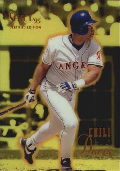 1995 Select Certified - Mirror Gold #12 Chili Davis Front