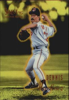 1995 Select Certified - Mirror Gold #86 Dennis Martinez Front