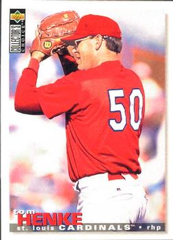 1995 Collector's Choice #196 Tom Henke Front