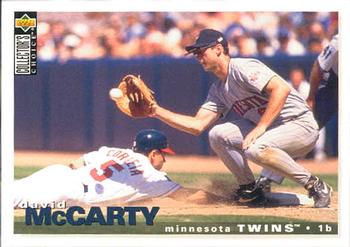 1995 Collector's Choice #485 David McCarty Front