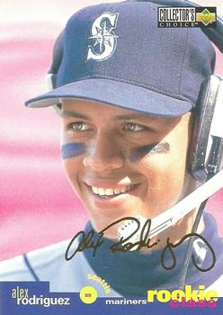 1995 Collector's Choice - Gold Signature #5 Alex Rodriguez Front