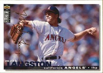 1995 Collector's Choice - Gold Signature #103 Mark Langston Front