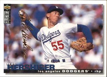 1995 Collector's Choice - Gold Signature #229 Orel Hershiser Front