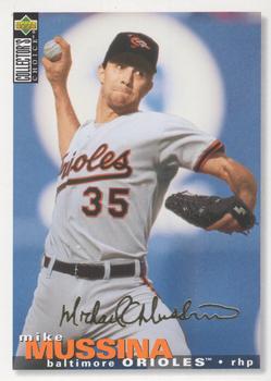 1995 Collector's Choice - Gold Signature #340 Mike Mussina Front