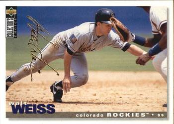 1995 Collector's Choice - Gold Signature #443 Walt Weiss Front