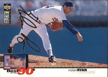1995 Collector's Choice - Silver Signature #52 Nolan Ryan Front