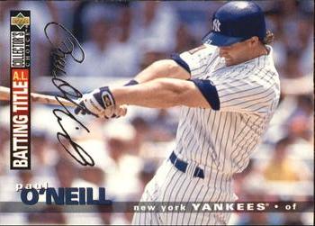 1995 Collector's Choice - Silver Signature #72 Paul O'Neill Front
