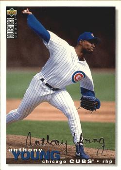 1995 Collector's Choice - Silver Signature #201 Anthony Young Front