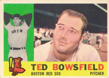 1960 Topps #382 Ted Bowsfield Front