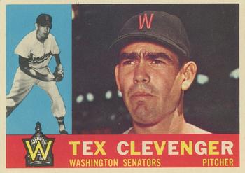 1960 Topps #392 Tex Clevenger Front