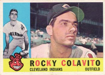1960 Topps #400 Rocky Colavito Front