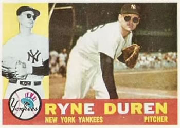 1960 Topps #204 Ryne Duren Front