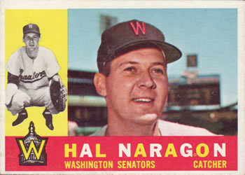 1960 Topps #231 Hal Naragon Front