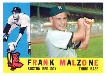 1960 Topps #310 Frank Malzone Front