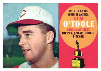 1960 Topps #325 Jim O'Toole Front