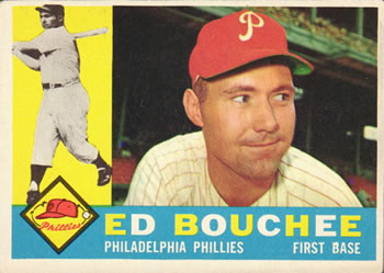 1960 Topps #347 Ed Bouchee Front