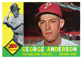1960 Topps #34 George Anderson Front