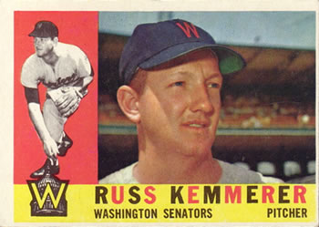 1960 Topps #362 Russ Kemmerer Front