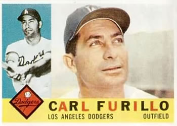 1960 Topps #408 Carl Furillo Front