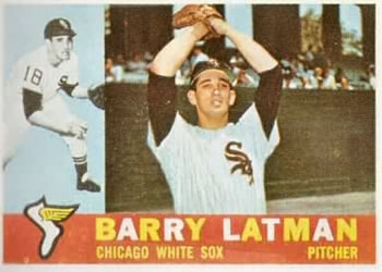 1960 Topps #41 Barry Latman Front