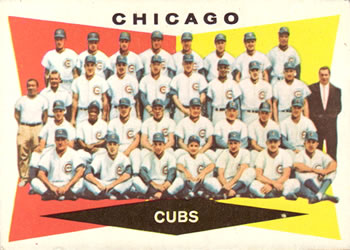 1960 Topps #513 Chicago Cubs Front