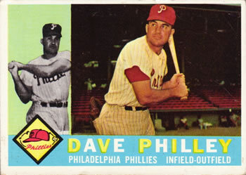1960 Topps #52 Dave Philley Front