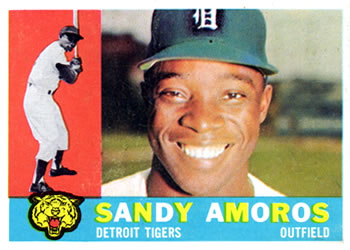 1960 Topps #531 <b>Sandy Amoros</b> Front - 47-531Fr