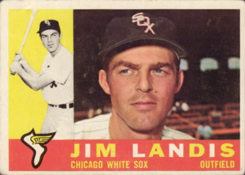 1960 Topps #550 Jim Landis Front