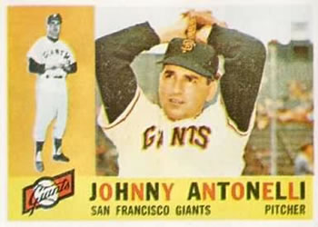 1960 Topps #80 Johnny Antonelli Front