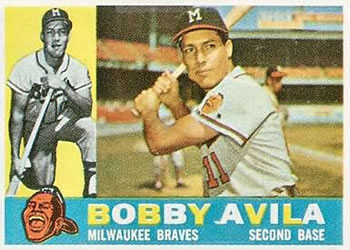 1960 Topps #90 Bobby Avila Front