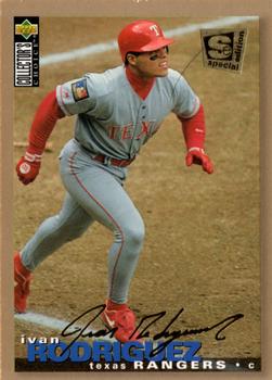 1995 Collector's Choice SE - Gold Signature #188 Ivan Rodriguez Front