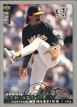 1995 Collector's Choice SE - Silver Signature #44 Dennis Eckersley Front