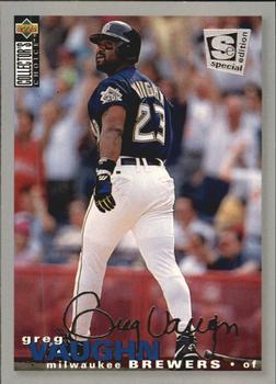 1995 Collector's Choice SE - Silver Signature #70 Greg Vaughn Front