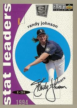 1995 Collector's Choice SE - Silver Signature #143 Randy Johnson Front