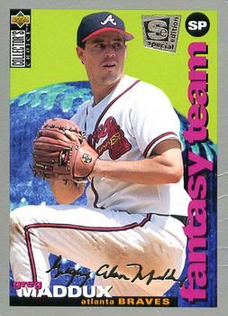 1995 Collector's Choice SE - Silver Signature #249 Greg Maddux Front