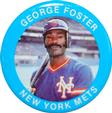 1984 Fun Foods Pins #46 George Foster Front