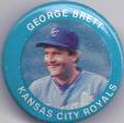 1984 Fun Foods Pins #6 George Brett Front