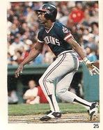 1988 Red Foley Stickers #25 Julio Franco Front