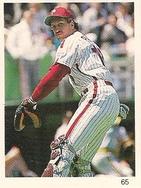 1988 Red Foley Stickers #65 Lance Parrish Front