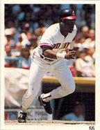 1989 Red Foley Stickers #55 Mel Hall Front
