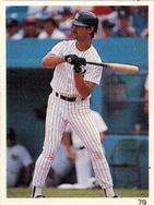 1989 Red Foley Stickers #79 Don Mattingly Front