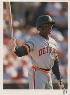 1993 Red Foley Stickers #21 Milt Cuyler Front