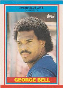 1989 Topps UK Minis #3 George Bell Front