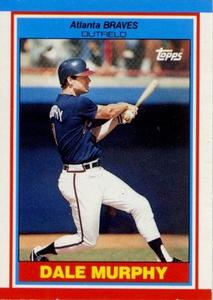 1989 Topps UK Minis #55 Dale Murphy Front