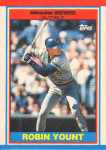 1989 Topps UK Minis #87 Robin Yount Front